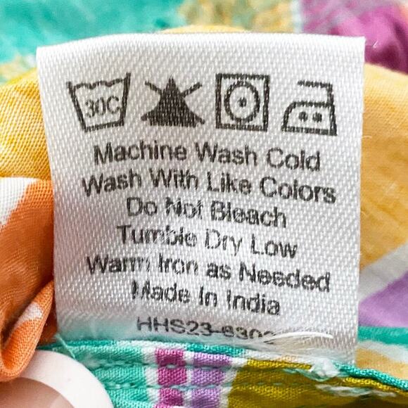 House of Harlow 1960 Women's Tired Ruffle Mini Dress Coltraihe Green Tropical - Picture 11 of 11